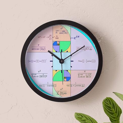 CafePress Golden Ratio Math Clock 10" Wall Clock for Livingroom, Kitchen, or Office in Saudi Arabia