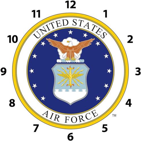 CafePress USAF Emblem 10" Wall Clock for Livingroom, Kitchen, or Office in Saudi Arabia