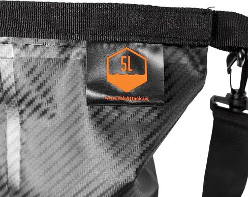 yakattack 20L لفة الجافة المقاومة للماء مع صمام الهواء | متينة ومقاومة للماء | تخزين مضغوط | إزالة الهواء المحاصر | طفو إضافي | حقيبة جافة للتجديف بالكاياك والمشي لمسافات طويلة وركوب القوارب والتخييم in Kuwait