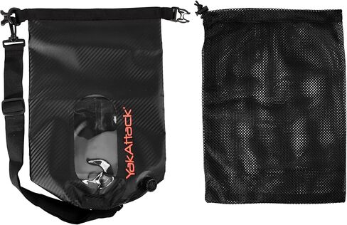 yakattack 20L لفة الجافة المقاومة للماء مع صمام الهواء | متينة ومقاومة للماء | تخزين مضغوط | إزالة الهواء المحاصر | طفو إضافي | حقيبة جافة للتجديف بالكاياك والمشي لمسافات طويلة وركوب القوارب والتخييم in Kuwait