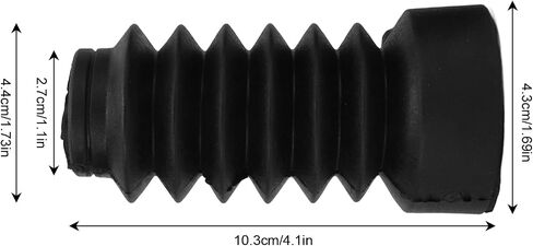 Akozon Fork Cover Gaiters, 2Pcs Motorcycle Front Shock Absorber Dust Cover Rubber Replacement for DIO 18/27/28/34/35(Black) in Saudi Arabia