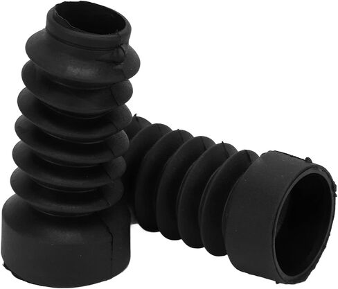 Akozon Fork Cover Gaiters, 2Pcs Motorcycle Front Shock Absorber Dust Cover Rubber Replacement for DIO 18/27/28/34/35(Black) in Saudi Arabia