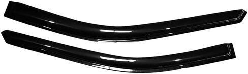 FREEMOTOR802® Tape-on Side Window Visors Wind Deflectors Rain Guards Vent Visors, Compatible with 1996-2007 Chrysler Town & Country & Dodge Caravan, Slim Style Smoke Tinted Acrylic 2 Pieces in Saudi Arabia
