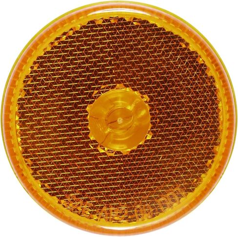Optronics MC-57ABP AMBER 2-1/2 "علامة جانبية مستديرة المتوهجة/ضوء التخليص مع عدسة رد الفعل in Saudi Arabia