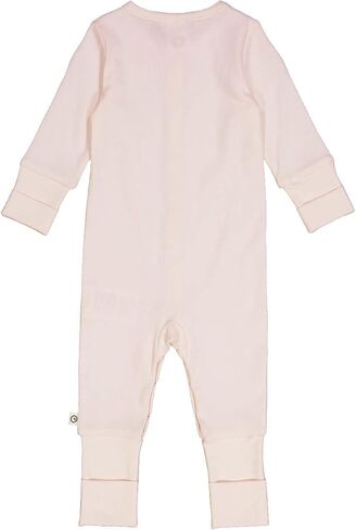 Müsli Organic Cotton Rib Bodysuit with Reversible Feet, Baby Sweater with Front Snap Closure, Warm Baby Bodysuit, Unisex Baby Clothes, Gentle for Baby's Skin (Balsam cream, Preemie) in Saudi Arabia