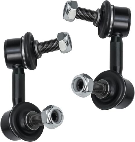 Detroit Axle-2 قضبان التأثير الأمامية للفترة 2001-2004 Toyota Tacoma [4WD & Pre-Runner 2WD] 2002 2003 Sway Sway Bar Links end in Saudi Arabia