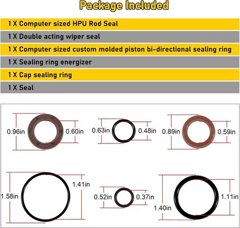 For Volvo Penta Power Steering Actuator Repair Kit 3812269 3860883 3862210 21910902 3862513 FSM018, Repair Steering Actuators Oil Leak Seal Kit in Saudi Arabia
