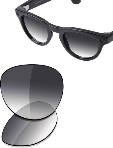SAUCER Premium Replacement Lenses Compatible with Ray-Ban Meta Headliner RW4009 50mm Smart Sunglasses in Saudi Arabia