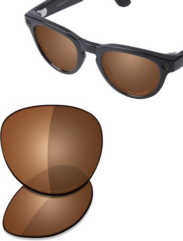 SAUCER Premium Replacement Lenses Compatible with Ray-Ban Meta Headliner RW4009 50mm Smart Sunglasses in Saudi Arabia