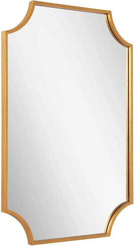 أجهزة توقيع 442707 Ulric 24 "× 35" مرآة الحمام مؤطرة الحديد - الفضة العتيقة in Kuwait