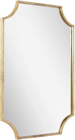 أجهزة توقيع 442707 Ulric 24 "× 35" مرآة الحمام مؤطرة الحديد - الفضة العتيقة in Kuwait