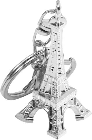 Vosarea eiffel Tower keyring الفرنسية التذكارية التذكارية مفتاحية تمثال تمثال حقيبة معلقة سحر قلادة سحر لديكور الجدول مجوهرات عيد ميلاد ذهبي in Kuwait