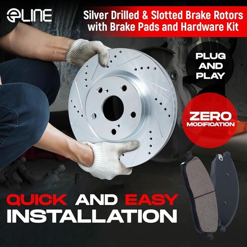 R1 Concepts Front and Rear Brakes and Rotors| Hardware Included| Front and Rear Optimum OEp Brake Pads and Rotors Kit| Fits 2005-2024 Nissan Frontier; 2005-2015 Nissan Xterra in Saudi Arabia
