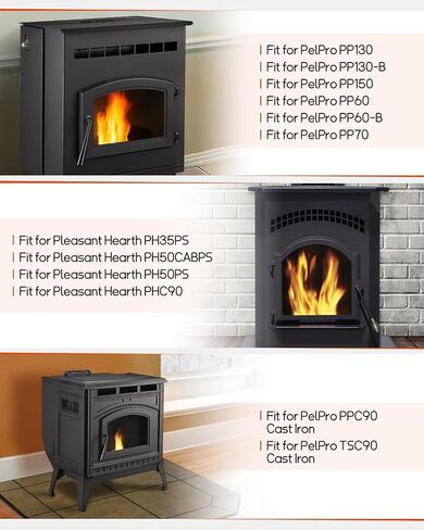 SRV7000-660 Igniter Fit for PelPro Pellet Stove PP130 PP130-B PP60 PP60-B PP70 PPC90 Cast Iron TSC90 Cast Iron, Fit for Pleasant Hearth Pellet Stoves PH35PS PH50PS PH50CABPS, 2 Pack in Saudi Arabia