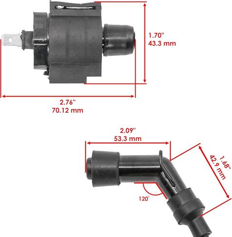 Caltric Ignition Coil متوافق مع Honda XR200R XR 200R 1986 1987 1988 1990 1991 1993-2002 in Saudi Arabia