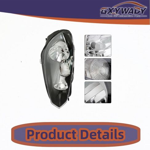 استبدال مجموعة المصباح الأمامي GXYWADY لعام 2010-2014 Golf/Jetta Sportwagen (MK6) المصابيح الأمامية اليسرى والأيمن 5K0941005C ، 5K0941006C in Saudi Arabia