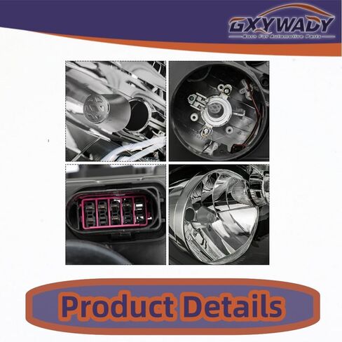 استبدال مجموعة المصباح الأمامي GXYWADY لعام 2010-2014 Golf/Jetta Sportwagen (MK6) المصابيح الأمامية اليسرى والأيمن 5K0941005C ، 5K0941006C in Saudi Arabia