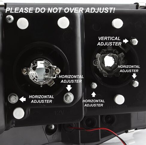 AKKON - For 2002-2005 Dodge Ram 1500 03-05 2500 3500 Black LED Tube Projector Headlights Pair Left+Right Side in Saudi Arabia