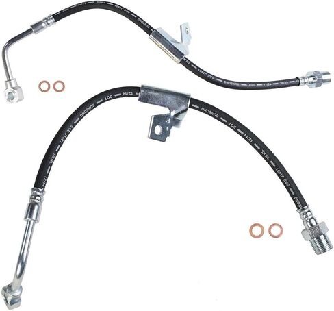 ‎A-Partrix Front Brake Line Hose, 2PC Front Break Hydraulic Hose Kit Brake Lines Replacement fits Bravada 1991-1991 fits Chevrolet S10 1983-1990 fits Chevy S10 1983-1990 in Saudi Arabia