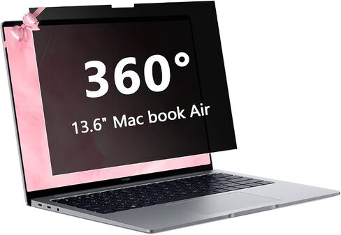 360 ° MacBook Air/Pro 13 Privacy Protect Screen, Privacy Filter Film for MacBook Pro 13 Inch (2016-2022, M1, M2) and MacBook Air 13 Inch (2018-2021, M1) Comprehensive,anti-glare and anti-blue light in Saudi Arabia