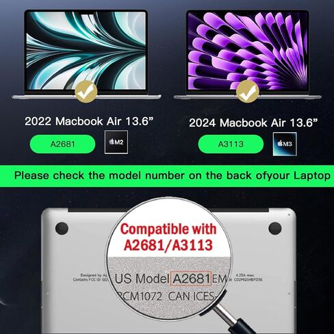 360 ° MacBook Air/Pro 13 Privacy Protect Screen, Privacy Filter Film for MacBook Pro 13 Inch (2016-2022, M1, M2) and MacBook Air 13 Inch (2018-2021, M1) Comprehensive,anti-glare and anti-blue light in Saudi Arabia