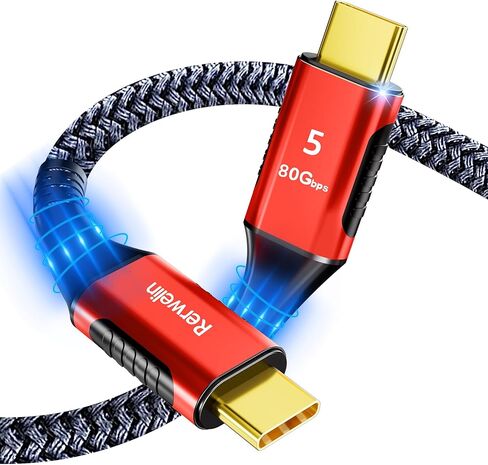 80 جيجابت في الثانية ل Thunderbolt 5 كابل 6ft ، Cable USB4 V2 عرض النطاق الترددي 120 جيجابت في الثانية ، PD 240W ، 16K/8K 60Hz ، 4K 540Hz/240Hz ، USB C Cable Video Cable for iPhone 16 ، Razer Blade ، Acasis SSD ، Thunderbolt 4/3 in Kuwait
