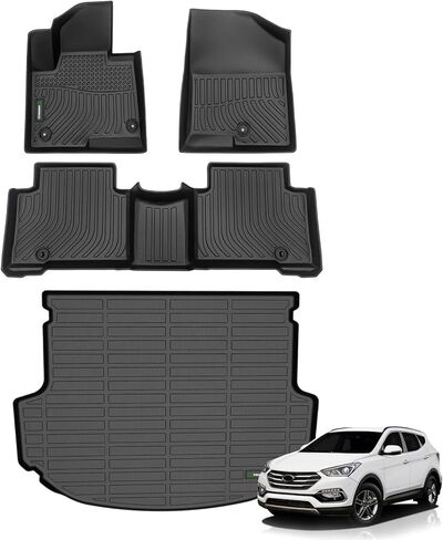 ANBINGO®Floor Mats & Cargo Liner for Kia Sportage Hybrid 2023 2024 2025 All Weather Guard Car Mats Floor Liners Trunk Mat Cargo Mat Kia Sportage Hybrid Floor Mats Trunk Liner Accessories in Kuwait