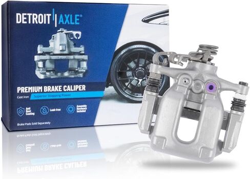 Detroit Axle - Rear Left Brake Caliper for 2016-2019 Chevrolet Cruze, Driver Side Disc Brake Caliper with Bracket 2017 2018 Replacement in Saudi Arabia