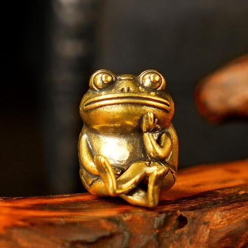 CHOVY 100% Solid Brass Baby Tiger Statue - Handcrafted Retro Animal Sculpture, Cute Desk & Shelf Decor for Living Room or Office, Unique Collectible Art Gift for Tiger Lovers & Wildlife Enthusiasts in Saudi Arabia