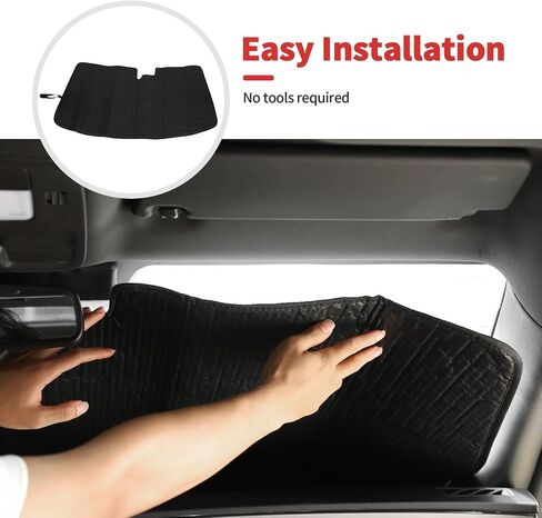 Windshield Sunshade Compatible with Chevy Camaro 2010-2015, Window Sun Shade Heat Shield Sun Visor Mat,Chrome in Saudi Arabia