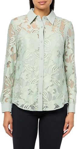 Anne Klein Women's Blssm Lace W CDC Ls Button Down W Cami in Saudi Arabia
