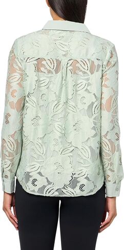 Anne Klein Women's Blssm Lace W CDC Ls Button Down W Cami in Saudi Arabia