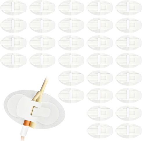 30 PCS جهاز تثبيت القسطرة ، ملصقات أنبوب أنبوب القسطرة من البول الساق اللصق لأنبوب التغذية المفردة/المزدوجة/ي. in Saudi Arabia