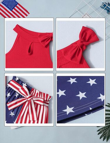 MIGU Toddler Girl Clothes Summer Girls Clothing Sets Girl Stuff T-shirt Shorts Headband 3pcs Sets Gifts… in Kuwait