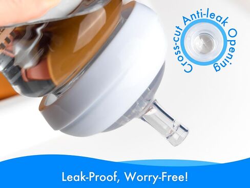 حلمات Sippy Spout لزجاجات الأطفال الطبيعية في Philips ، كأس SPOUT SPOUT ومدرب طبيعي SIPPY ، سيليكون من الدرجة الغذائية ، تدفق متغير ، 4 عدد in Kuwait