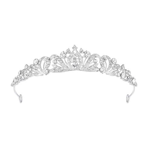 تارياس تاج للنساء ، أغطية حفلات الزفاف للعرائس ، عيد ميلاد ، حفلة موسيقية ، Quinceanera Silver in Kuwait