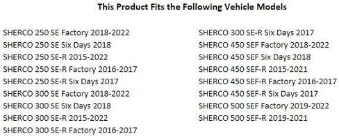 Tusk Competition Clutch Kit Compatible with Sherco 300 SE Factory 2018-2024 in Saudi Arabia