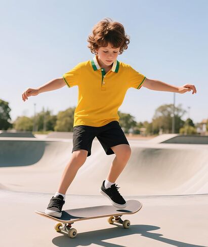 Little Beauty 3 Pack Boys Boys Polo قمصان غير رسمية قميص جولف رياضي جاف سريع in Kuwait