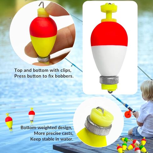 15 عبوة صيد الأسماك عوامات ، بوبس مرجحة لصيد السيجار إيفا الرغوة المفاجئة على العوامات المفرقات الربيع بوبر كرابي بانغيلز ​​تراوت تراوت بوبس سمك السلور العوامات in Kuwait