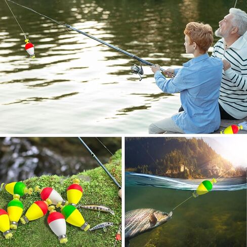 15 عبوة صيد الأسماك عوامات ، بوبس مرجحة لصيد السيجار إيفا الرغوة المفاجئة على العوامات المفرقات الربيع بوبر كرابي بانغيلز ​​تراوت تراوت بوبس سمك السلور العوامات in Kuwait