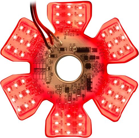 GG Grand General 81791 Amber/Blue Ultra Thin Air Cleaner Hex 54 Led Dual Color Light in Saudi Arabia