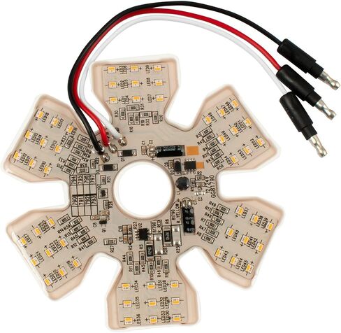 GG Grand General 81791 Amber/Blue Ultra Thin Air Cleaner Hex 54 Led Dual Color Light in Saudi Arabia
