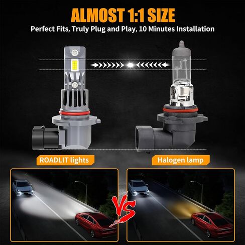 المصابيح الكهربائية لفورد F250 F350 F450 F550 XL XLT 2023 2024 2025 ، 500 ٪ سطوع مرتفع 6500 كيل in Kuwait