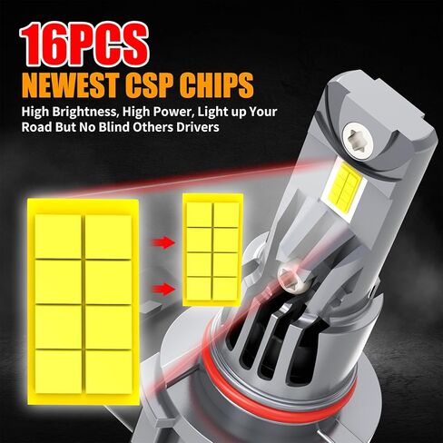 المصابيح الكهربائية لفورد F250 F350 F450 F550 XL XLT 2023 2024 2025 ، 500 ٪ سطوع مرتفع 6500 كيل in Kuwait