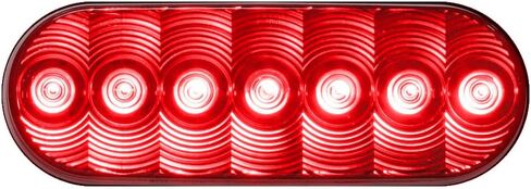 Peterson Manufacturing 820R-7 LED S/T/T Light (Oval 7 Diode Amp Amp Housing Groom Mount 6.5 "x2.25") ، 1 حزمة in Saudi Arabia