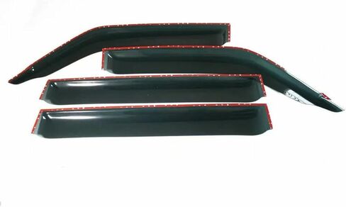 QILING for Mitsubishi Montero Pajero V73 V75 V93 V97, Window Visor Wind Shields Sun Rain Guards Side Wind Deflector in Saudi Arabia