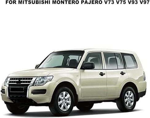 QILING for Mitsubishi Montero Pajero V73 V75 V93 V97, Window Visor Wind Shields Sun Rain Guards Side Wind Deflector in Saudi Arabia