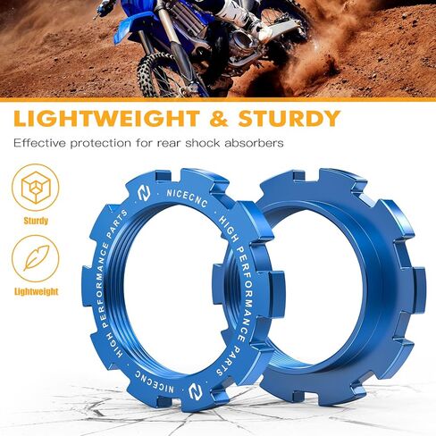 NICECNC Dirt Bike Rear Shock Absorber Mounting And Guide Bushing Compatible with Yamaha YZ125 1990-2024 YZ250 1990-2024 YZ125X 2020-2024 YZ250X 2016-2024 YZ250F 2001-2013 YZ400F 1998-1999,See fitment in Saudi Arabia