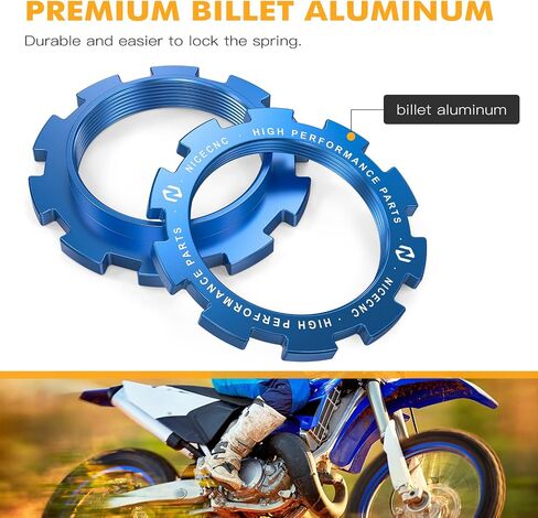 NICECNC Dirt Bike Rear Shock Absorber Mounting And Guide Bushing Compatible with Yamaha YZ125 1990-2024 YZ250 1990-2024 YZ125X 2020-2024 YZ250X 2016-2024 YZ250F 2001-2013 YZ400F 1998-1999,See fitment in Saudi Arabia