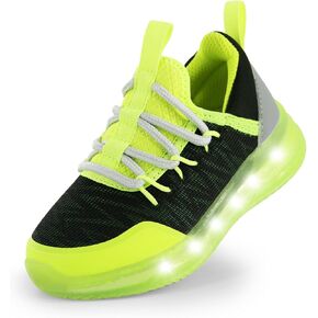amzzpik lumikick Kids تضيء الأحذية للأولاد Girls Tennis المشي أحذية رياضية مضيئة للطفل الصغير in Kuwait